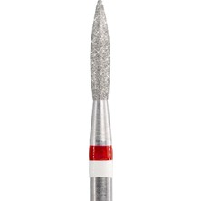 Kristall Tayfun Serisi Elmas Manikür Törpü Ucu Sivri Uçlu Uzun Ateş Model Kırmızı 023