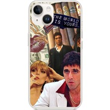 TechTree iPhone 13 - 14 Uyumlu The Worlds Is Yours Tasarımlı Baskılı Silikon Kılıf
