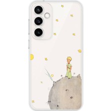 TechTree Samsung Galaxy S23 Fe Uyumlu Küçük Prens Tasarımlı Baskılı Silikon Kılıf