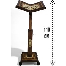 Baw Company Kuran Okuma Rahlesi - Yükseklik Ayarlı - Asansörlü - Ahşap Rahle - Cami Boy