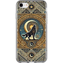 TechTree iPhone 7/8/se 2020 2022 Uyumlu Yalnız Kurt Göktürk Baskılı Silikon Kılıf