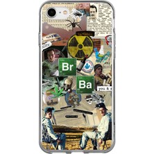 TechTree iPhone 6 - 6s Uyumlu Breaking Bad Kolaj Baskılı Silikon Kılıf
