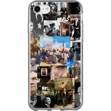 TechTree iPhone 6 - 6s Uyumlu Atatürk Cumhuriyet Baskılı Silikon Kılıf