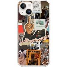 TechTree iPhone 13 - 14 Uyumlu Filistin Özgürlük Baskılı Silikon Kılıf