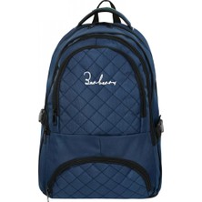 Pilelistore Çok Amaçlı Laptop Dizüstü Bilgisayar Bölmeli Sırt Çanta Mavi