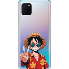 TechTree Samsung Galaxy Note 10 Lite Uyumlu Monkey D. Luffy Tasarımlı Baskılı Silikon Kılıf