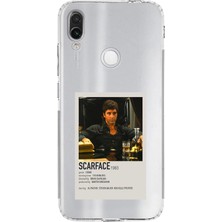 TechTree Redmi Note 7 Uyumlu Scarface Mini Poster Tasarımlı Baskılı Silikon Kılıf