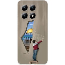 TechTree Xiaomi Mi 14T Pro Uyumlu Mescid-I Aksa Duvar Baskılı Silikon Kılıf