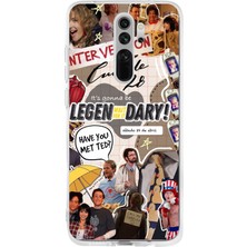 TechTree Redmi Note 8 Pro Uyumlu Retro Gazete How I Met Your Mother Tasarımlı Baskılı Silikon Kılıf