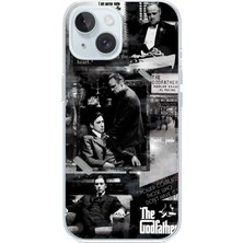 TechTree iPhone 15 Uyumlu The Godfather Baba Film Tasarımlı Baskılı Silikon Kılıf
