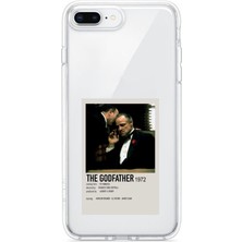 TechTree iPhone 7 Plus ve 8 Plus Uyumlu The Godfather Baba Poster Tasarımlı Baskılı Silikon Kılıf