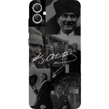 TechTree Samsung Galaxy A05 Uyumlu Kemal Atatürk Imza Baskılı Silikon Kılıf