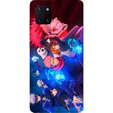 TechTree Samsung Galaxy Note 10 Lite Uyumlu Jujutsu Kaisen Baskılı Silikon Kılıf