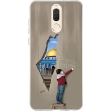 TechTree Huawei Mate 10 Lite Uyumlu Mescid-I Aksa Duvar Baskılı Silikon Kılıf