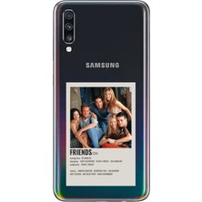 TechTree Samsung Galaxy A70 Uyumlu Friends Mini Poster Tasarımlı Baskılı Silikon Kılıf