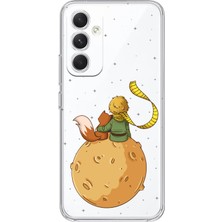 TechTree Samsung Galaxy A54 Uyumlu Küçük Prens Gezegen Boa Tasarımlı Baskılı Silikon Kılıf