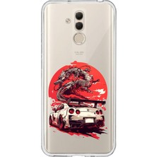 TechTree Huawei Mate 20 Lite Uyumlu Gtr Ejderha Tasarımlı Baskılı Silikon Kılıf