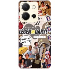 TechTree Vivo Y36 Uyumlu Retro Gazete How I Met Your Mother Tasarımlı Baskılı Silikon Kılıf