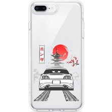 TechTree iPhone 7 Plus ve 8 Plus Uyumlu S2000 Tasarımlı Baskılı Silikon Kılıf