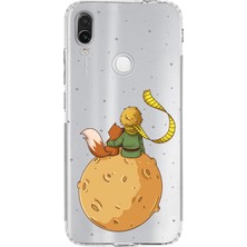 TechTree Redmi Note 7 Uyumlu Küçük Prens Gezegen Boa Tasarımlı Baskılı Silikon Kılıf