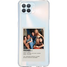 TechTree Oppo Reno 4 Lite Uyumlu Friends Mini Poster Tasarımlı Baskılı Silikon Kılıf