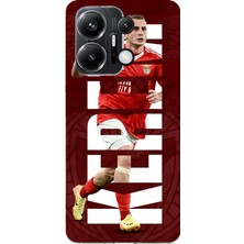 TechTree Poco X6 Pro Uyumlu Kerem Aktürkoğlu Benfica Baskılı Silikon Kılıf