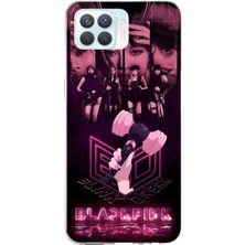 TechTree Oppo Reno 4 Lite Uyumlu Blackpink Poster Baskılı Silikon Kılıf