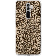TechTree Redmi Note 8 Pro Uyumlu Leopar Tasarımlı Baskılı Silikon Kılıf