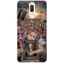 TechTree Huawei Mate 10 Lite Uyumlu Anıtkabir Atatürk Portre Baskılı Silikon Kılıf