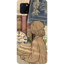 TechTree Samsung Galaxy Note 10 Lite Uyumlu Retro Gazete Kadın Tasarımlı Baskılı Silikon Kılıf