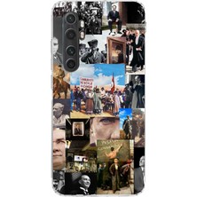 TechTree Mi Note 10 Lite Uyumlu Atatürk Cumhuriyet Baskılı Silikon Kılıf