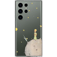 TechTree Samsung Galaxy S23 Ultra Uyumlu Küçük Prens Tasarımlı Baskılı Silikon Kılıf