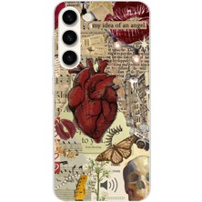 TechTree Samsung Galaxy S24 Plus Uyumlu Vampire Diaries Vintage Baskılı Silikon Kılıf