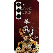 TechTree Samsung Galaxy S23 Uyumlu Abdülhamid Han Baskılı Silikon Kılıf