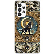 TechTree Samsung Galaxy A23 Uyumlu Yalnız Kurt Göktürk Baskılı Silikon Kılıf