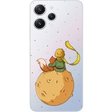 TechTree Redmi 12 Uyumlu Küçük Prens Gezegen Boa Tasarımlı Baskılı Silikon Kılıf