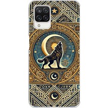 TechTree Samsung Galaxy A12 - M12 Uyumlu Yalnız Kurt Göktürk Baskılı Silikon Kılıf