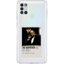 TechTree Samsung Galaxy A21S Uyumlu The Godfather Baba Poster Tasarımlı Baskılı Silikon Kılıf