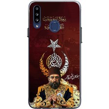 TechTree Samsung Galaxy A20S Uyumlu Abdülhamid Han Baskılı Silikon Kılıf