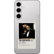 TechTree Galaxy S24 Fe Uyumlu The Godfather Baba Poster Tasarımlı Baskılı Silikon Kılıf