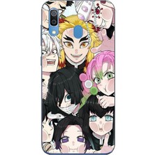 TechTree Samsung Galaxy A20 / A30 Uyumlu Demon Slayer Manga Baskılı Silikon Kılıf