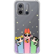 TechTree Redmi 12C Uyumlu Powerpuff Girls Tasarımlı Baskılı Silikon Kılıf