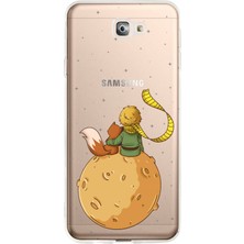 TechTree Samsung Galaxy J7 Prime Uyumlu Küçük Prens Gezegen Boa Tasarımlı Baskılı Silikon Kılıf
