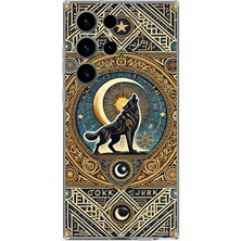 TechTree Samsung Galaxy S24 Ultra Uyumlu Yalnız Kurt Göktürk Baskılı Silikon Kılıf