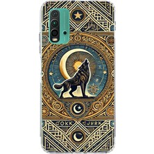 TechTree Redmi 9t - Poco M3 Uyumlu Yalnız Kurt Göktürk Baskılı Silikon Kılıf
