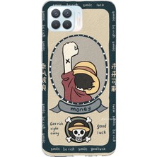 TechTree Oppo Reno 4 Lite Uyumlu One Piece Dolar Baskılı Silikon Kılıf