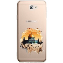 TechTree Samsung Galaxy J7 Prime Uyumlu Mescid-I Aksa Tasarımlı Baskılı Silikon Kılıf