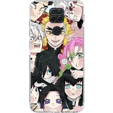 TechTree Redmi Note 9 Uyumlu Demon Slayer Manga Baskılı Silikon Kılıf