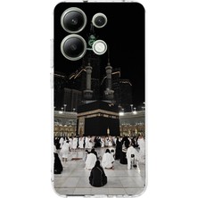 TechTree Redmi Note 13 4g Uyumlu Kabe Umre Baskılı Silikon Kılıf