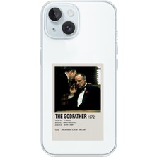 TechTree iPhone 15 Uyumlu The Godfather Baba Poster Tasarımlı Baskılı Silikon Kılıf